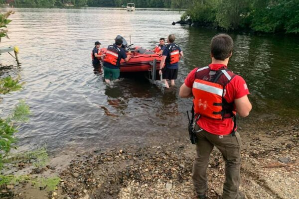 Harmony Fire Boat Drill