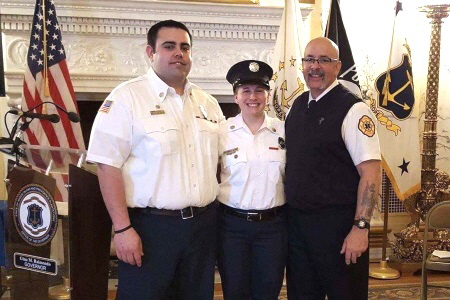 Firefighter Danielle Fiori honored at RI State House on International Women's Day March 8, 2017