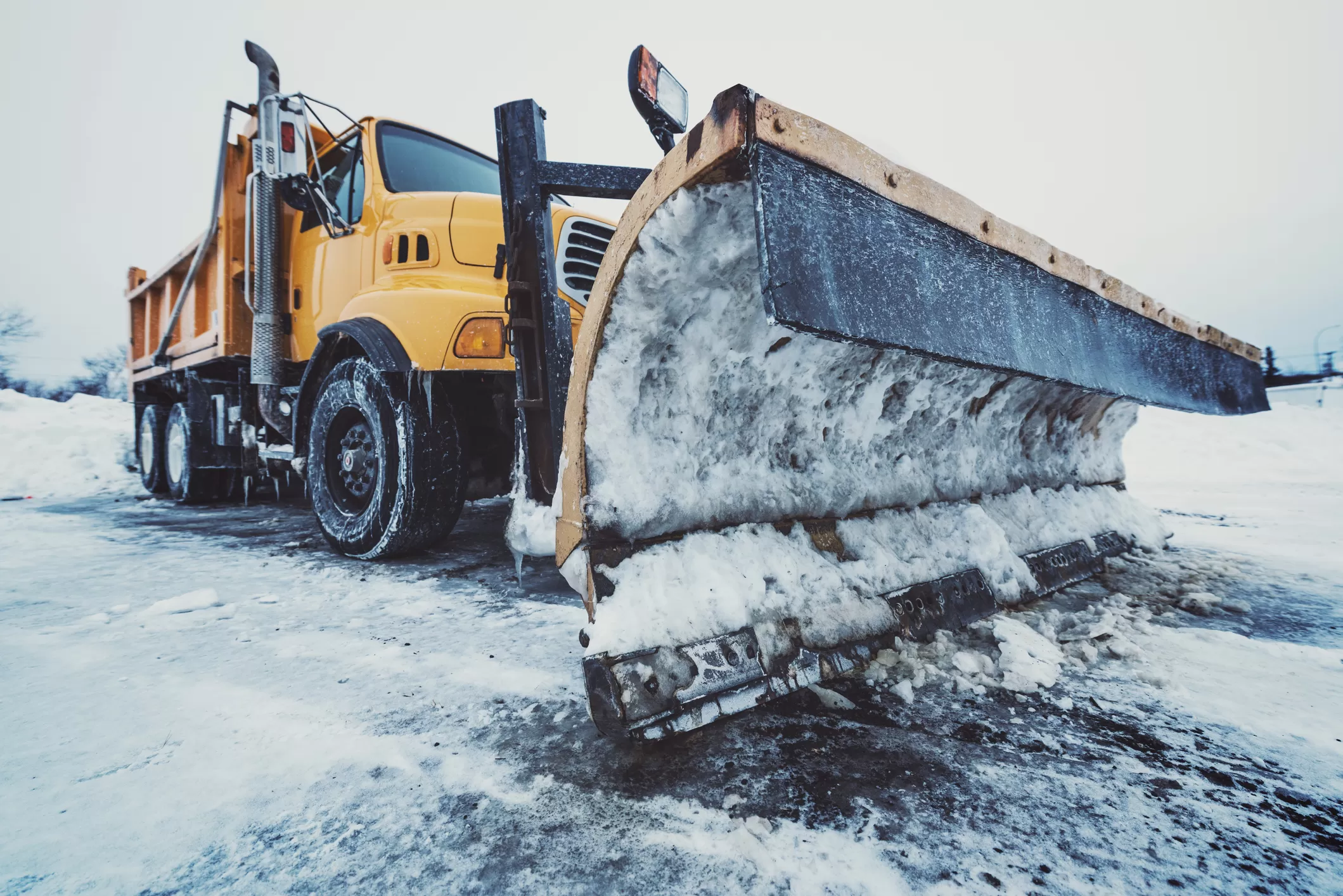 Accepting snow plow vendor bids